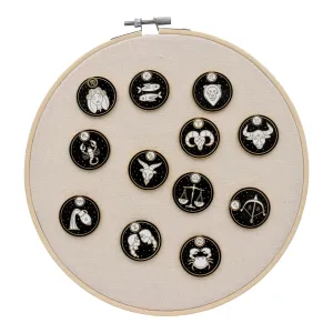 Astrological - Zodiac- Star Sign Astrology Enamel Lapel Pins