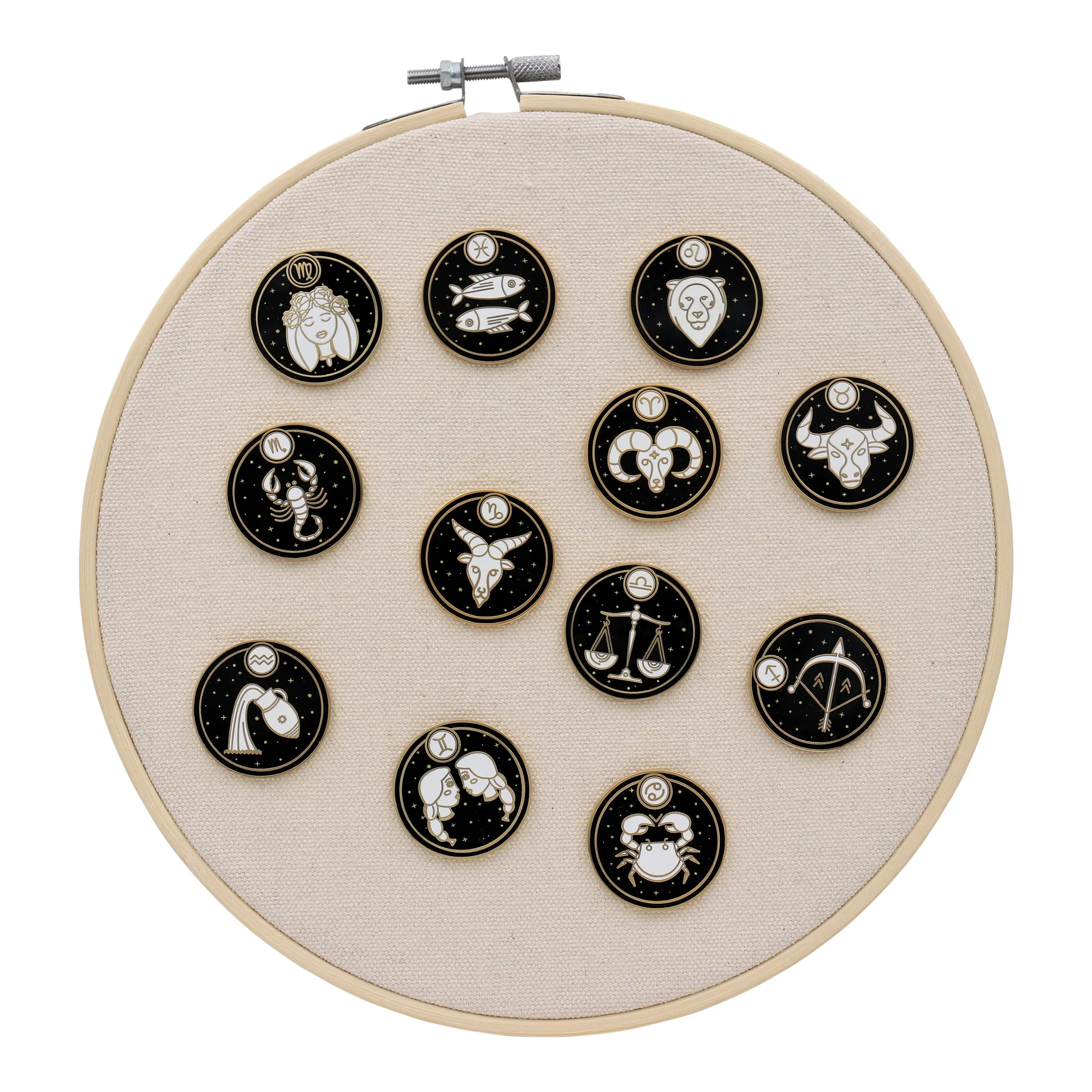 Astrological - Zodiac- Star Sign Astrology Enamel Lapel Pins