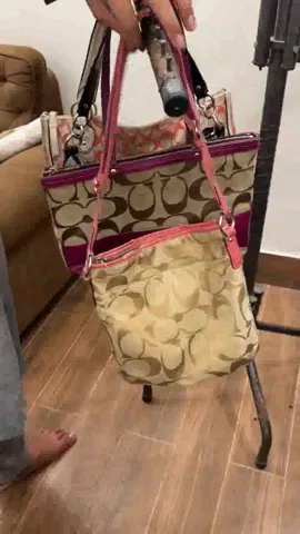 Authentic coach and guess bags
