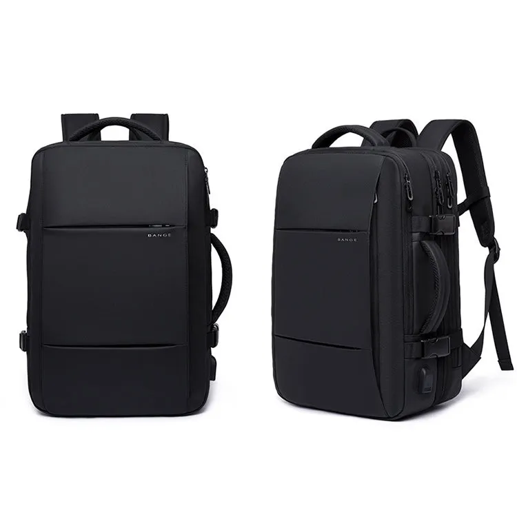 BANGE Business Backpack Men Travel Waterproof Large Capacity Computer Shoulders Bag (Pink)