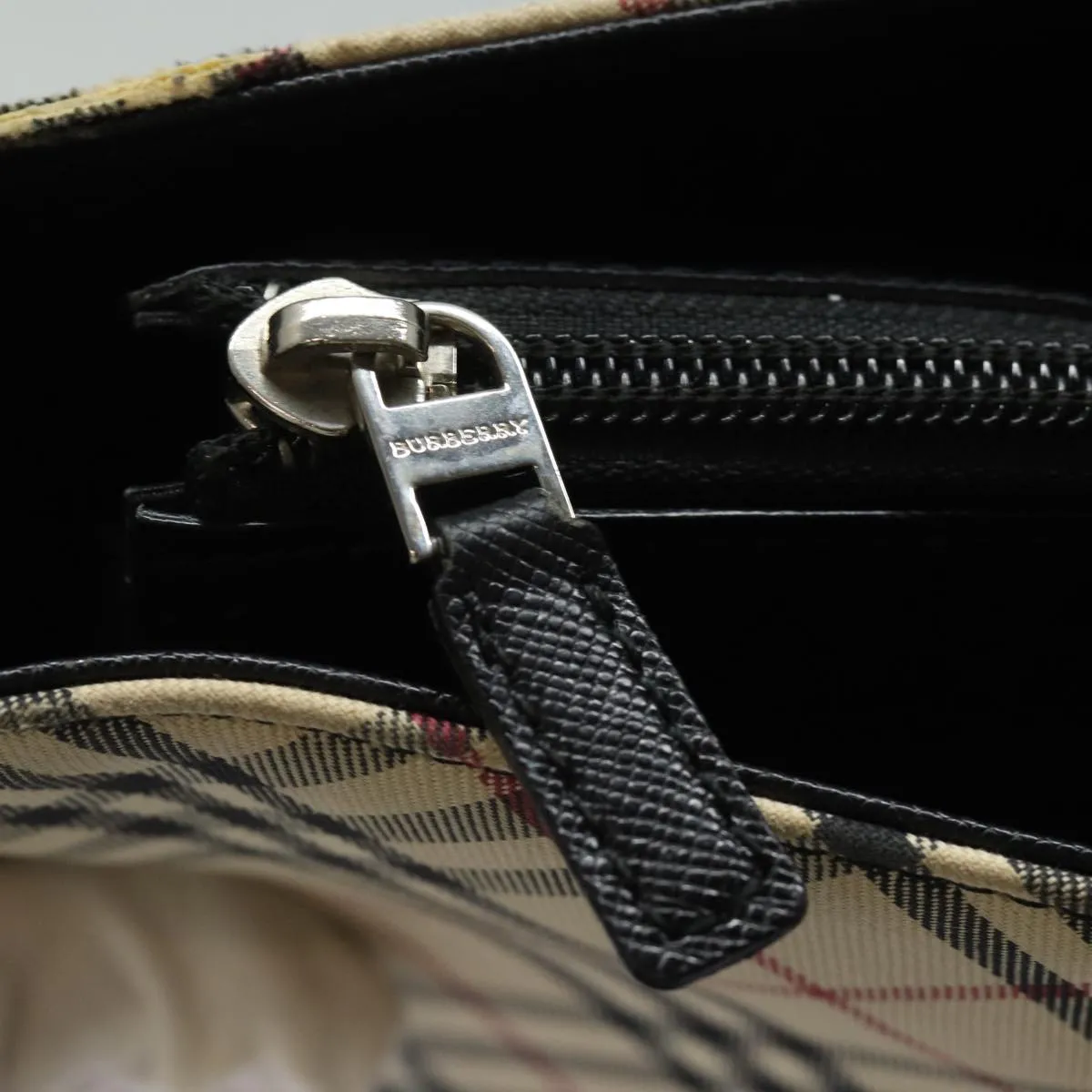 BURBERRY Nova Check Tote Bag Canvas Beige  81323