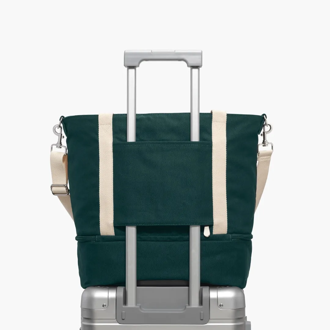 Catalina Deluxe Tote - Eco Friendly Canvas - Dark Green