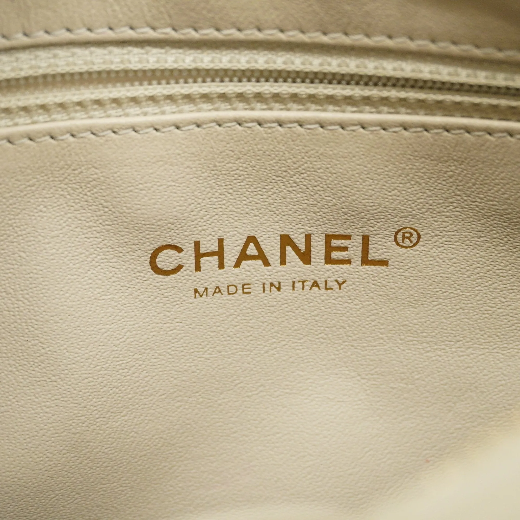 CHANEL  Matelasse Chain Shoulder Women's Leather Shoulder Bag Gray