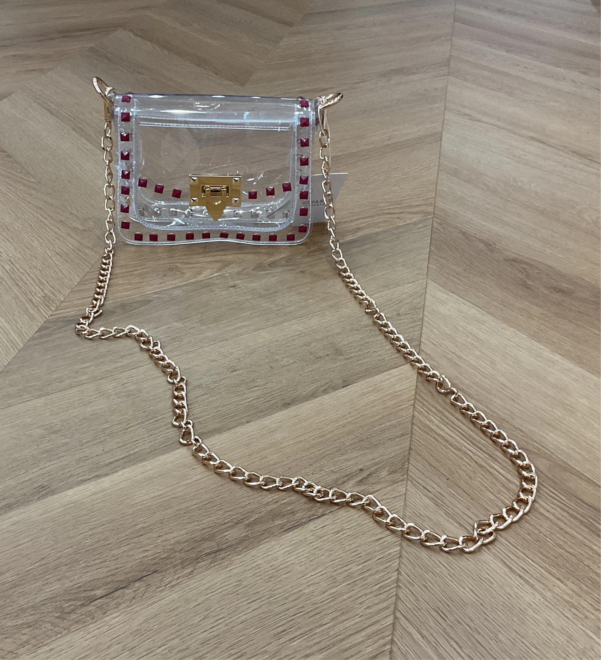 Clearly Handbags/Maroon