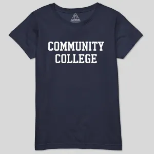 COMMUNITY COLLEGE WOMEN'S CREW TEE