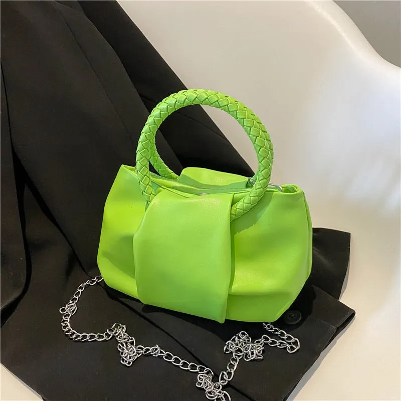 Darianrojas Fashion Luxury Handlebags for Women Trend Crossbody Bags Armpit Bag Shopping Chain Shoulder Bags Dumpling Handbag Female