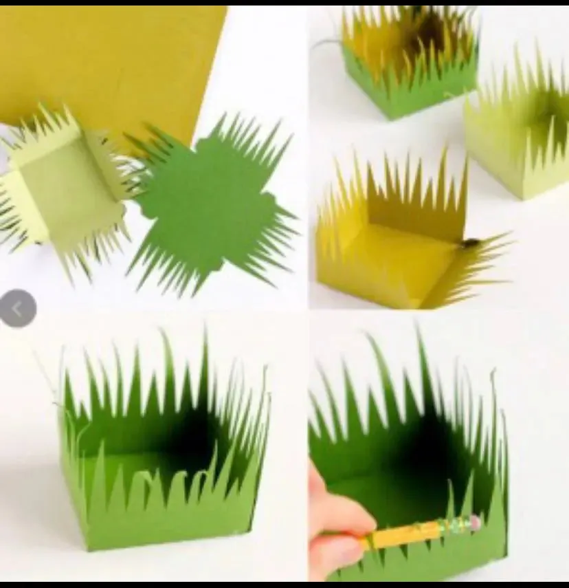 Green Easter Basket Bunny Bags / Bucket x 20 pc