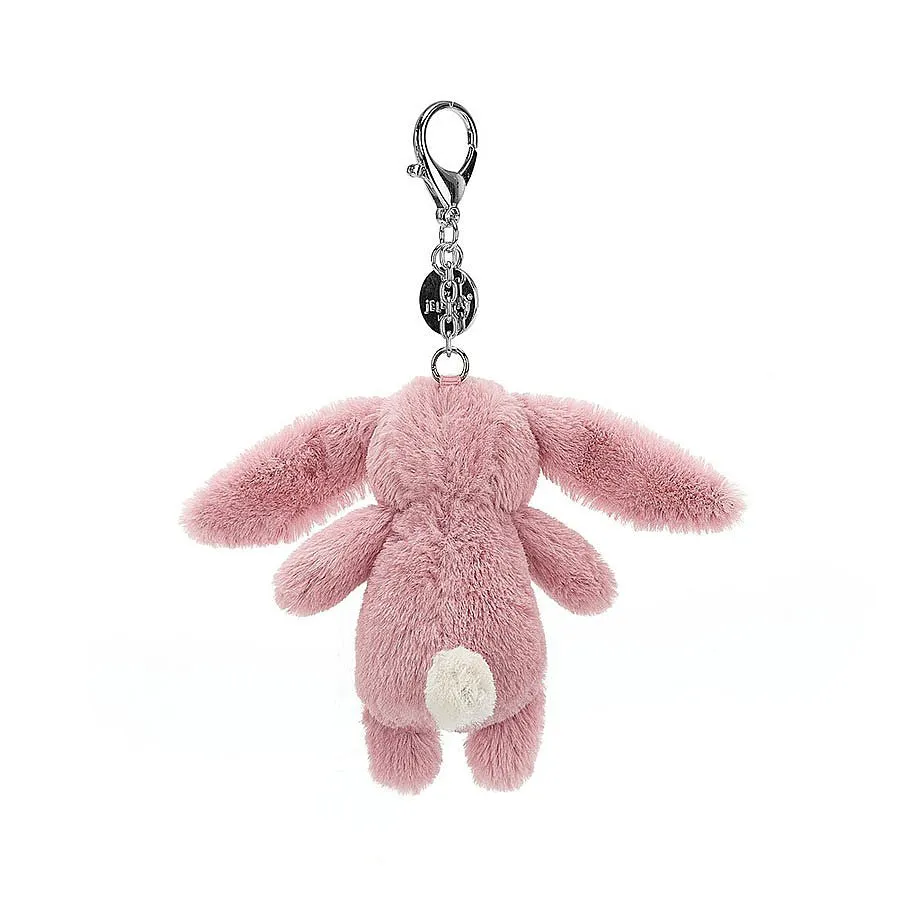 Jellycat Bashful Bunny Tulip Bag Charm