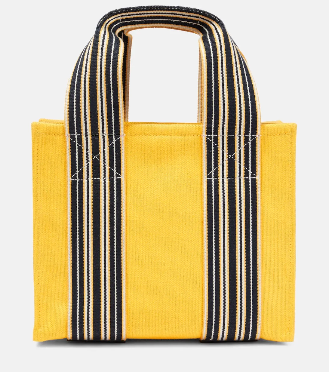 Loro Piana Mini Suitcase Striped Canvas Tote Bag, Multicolor