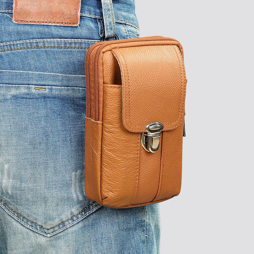 Luxury Leather Waist Sling Bag