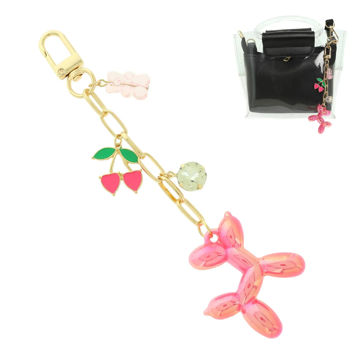 Multi-Charm Bag Chain