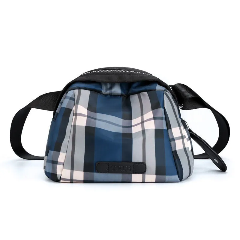 Nylon Circular Shoulder Bags For Women