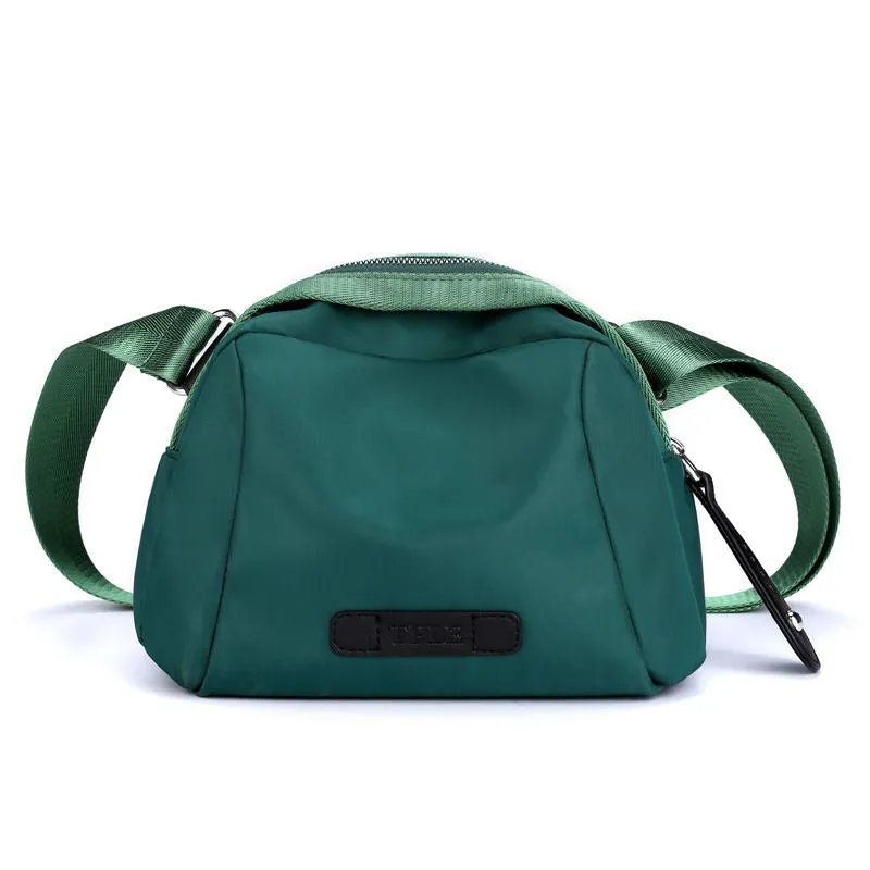 Nylon Circular Shoulder Bags For Women