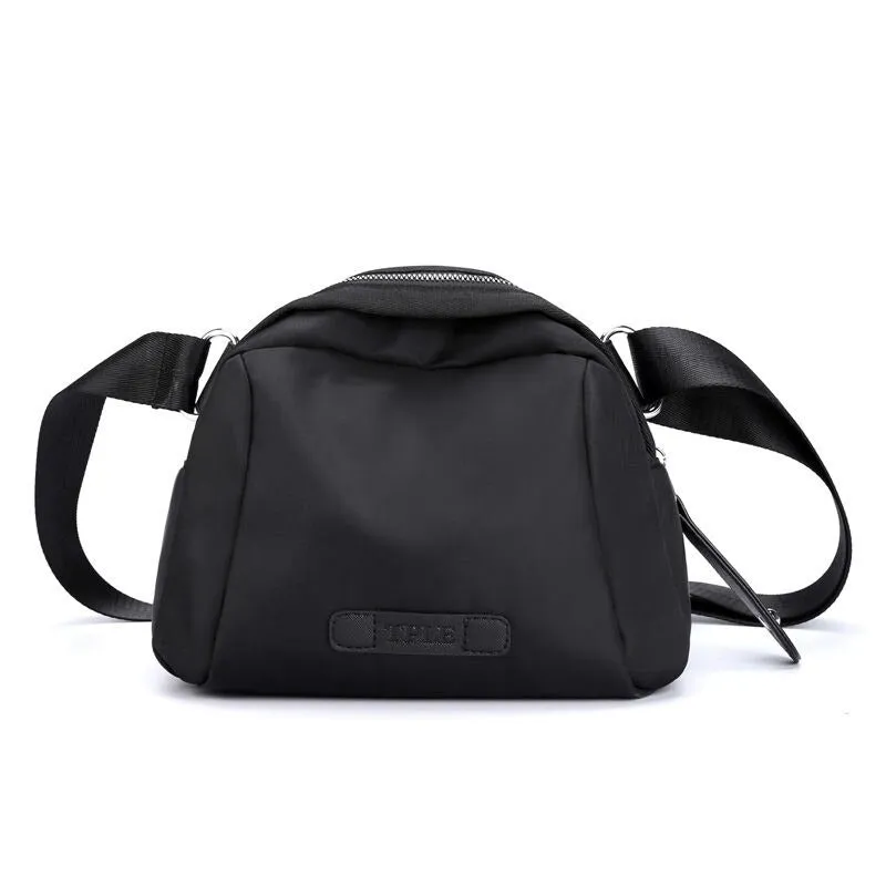 Nylon Circular Shoulder Bags For Women