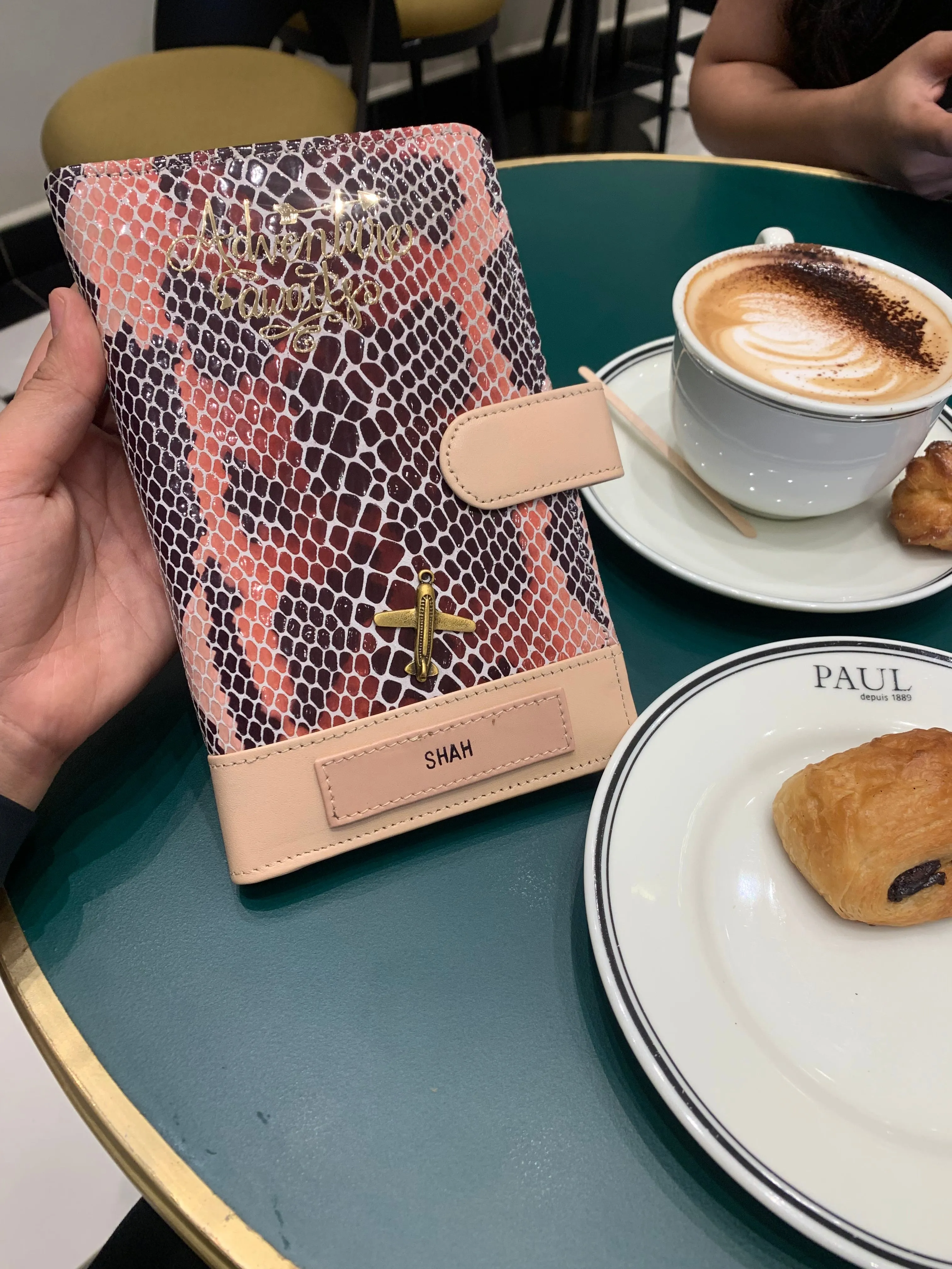 Peach Heaven Designer Travel Wallet