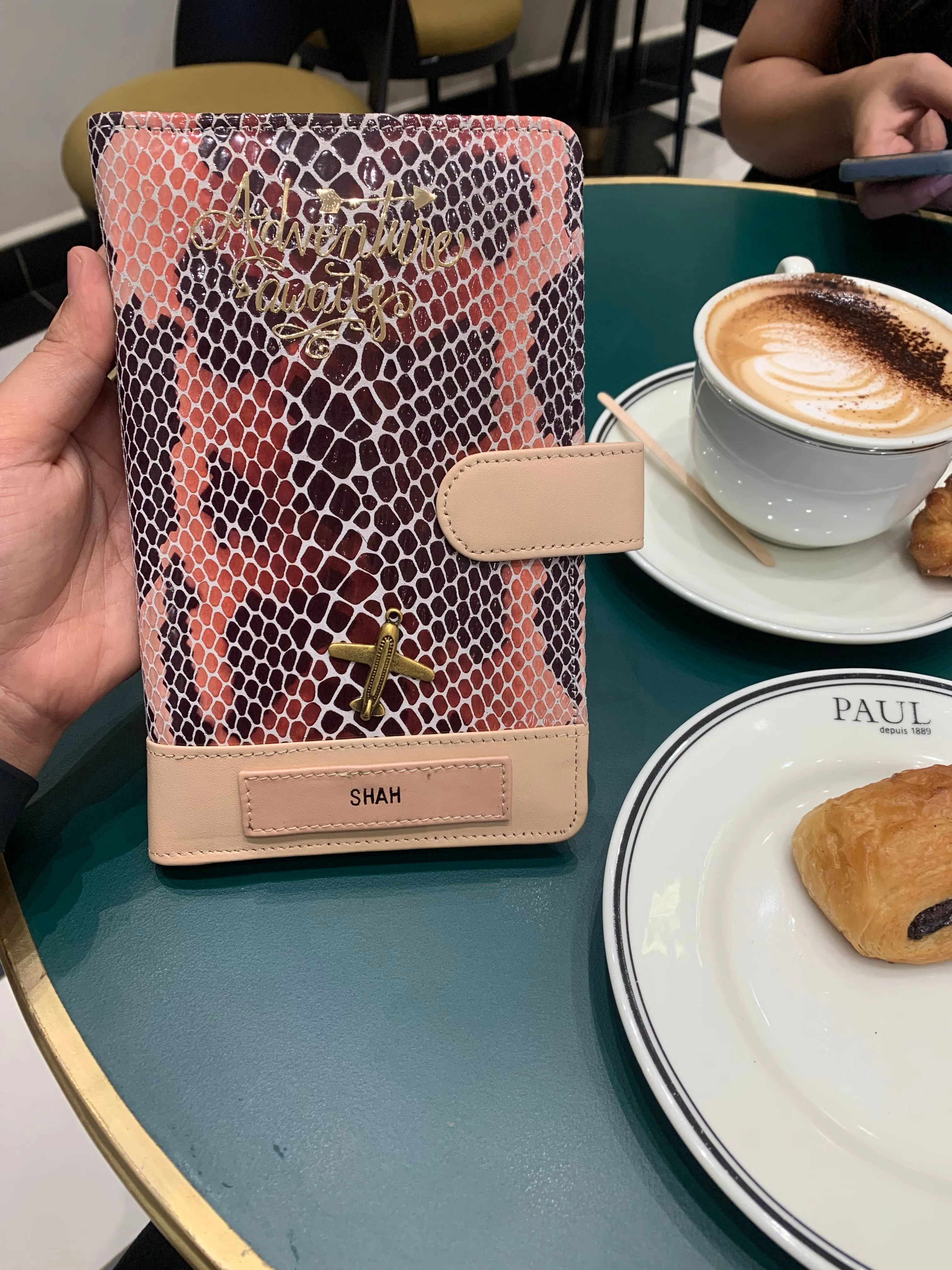 Peach Heaven Designer Travel Wallet