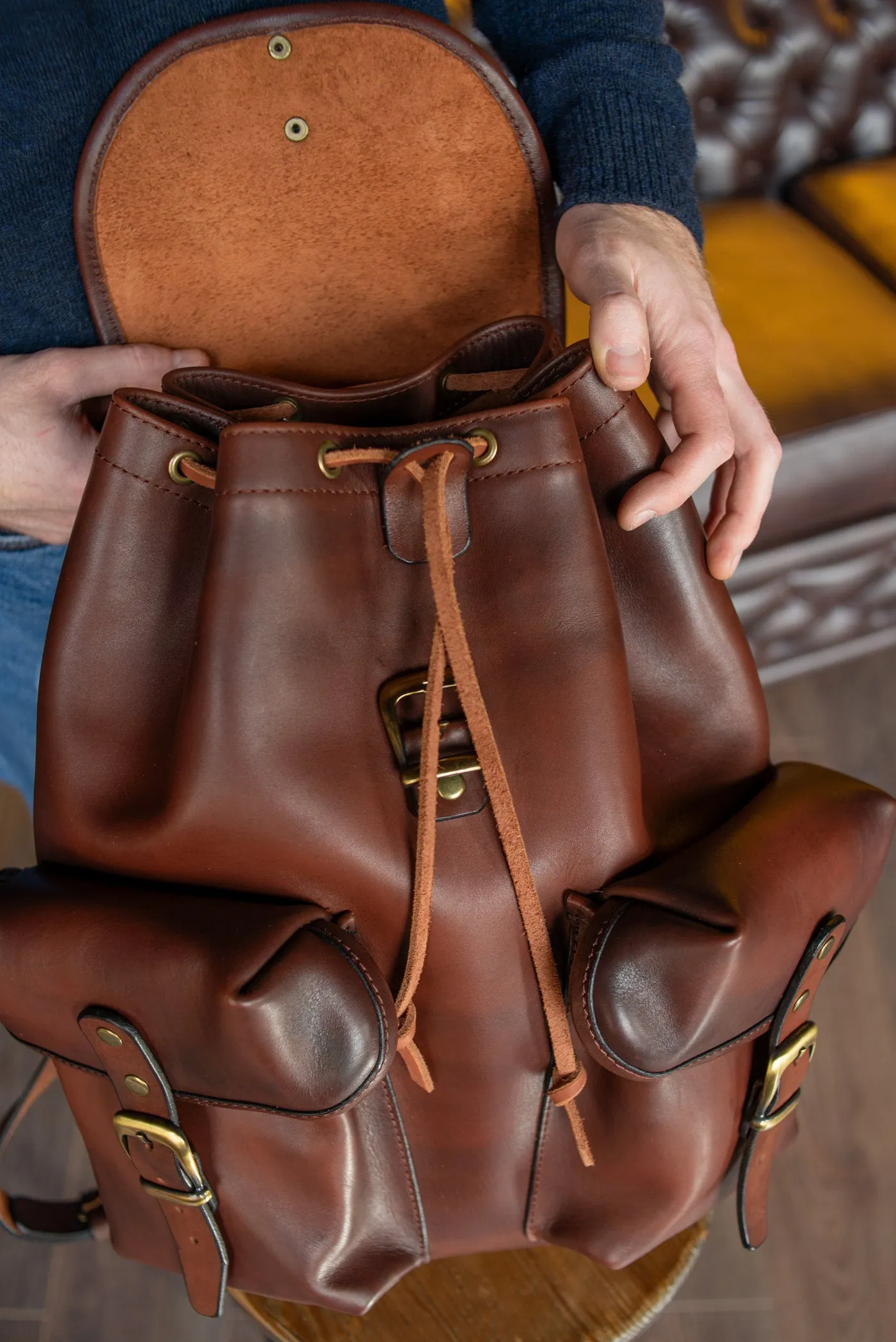 Personalized Backpack Handmade Full Grain Leather Backpack Travel Backpack Men Backpack Rucksack Best Father's Day Gift Vintage Backpack