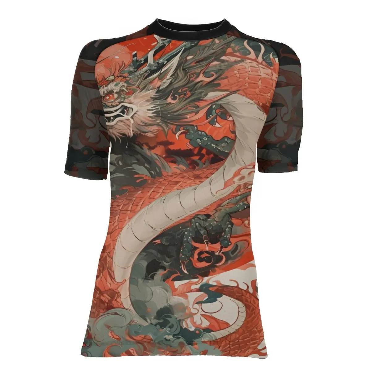 Rising Red Dragon Women's Short Sleeve Rash Guard
