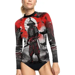 Samurai Musashi Women's Long Sleeve Rash Guard