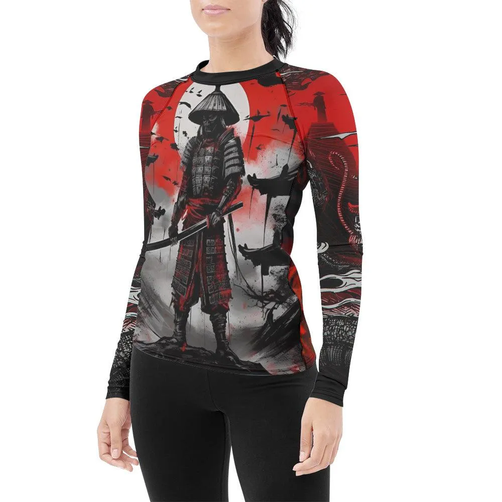 Samurai Musashi Women's Long Sleeve Rash Guard