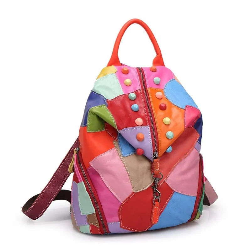 Sheepskin Anti-Theft Backpacks For Girls
