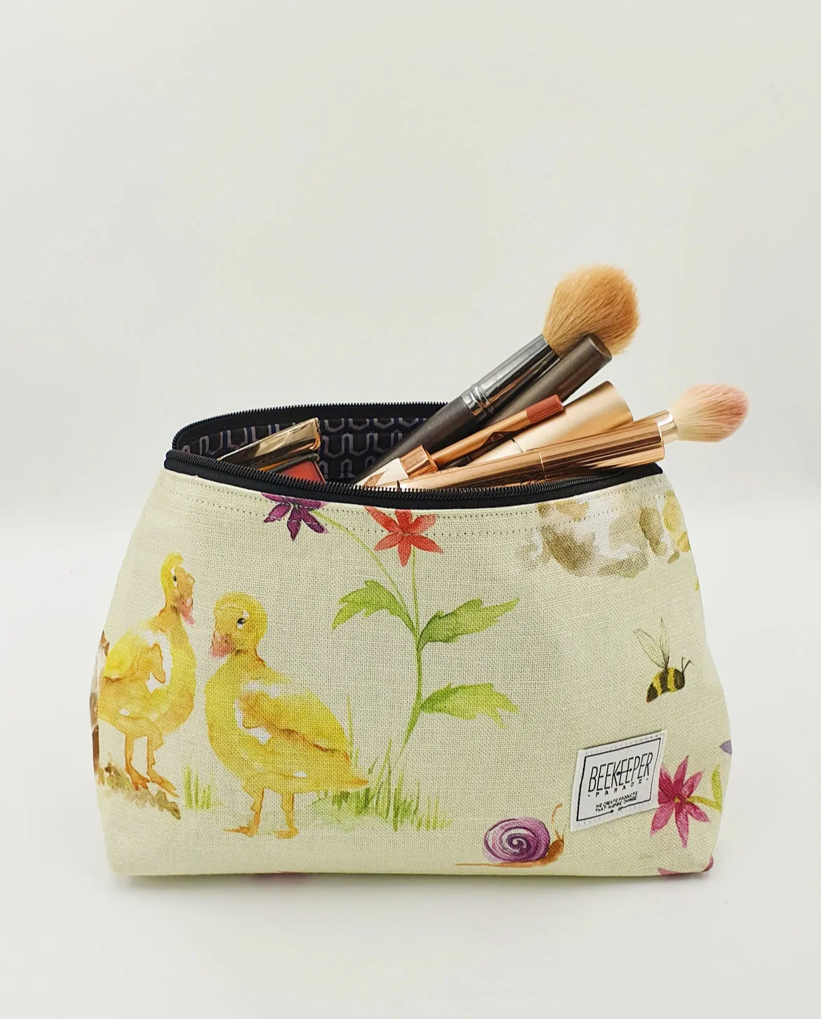 The Panda Watermelon 🍉 Corduroy Large Toiletry   Makeup Bag