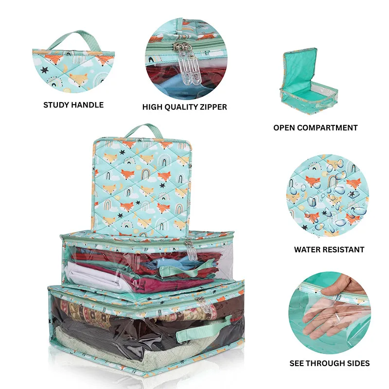 Travel Cubes- 3 Piece Set - Fox