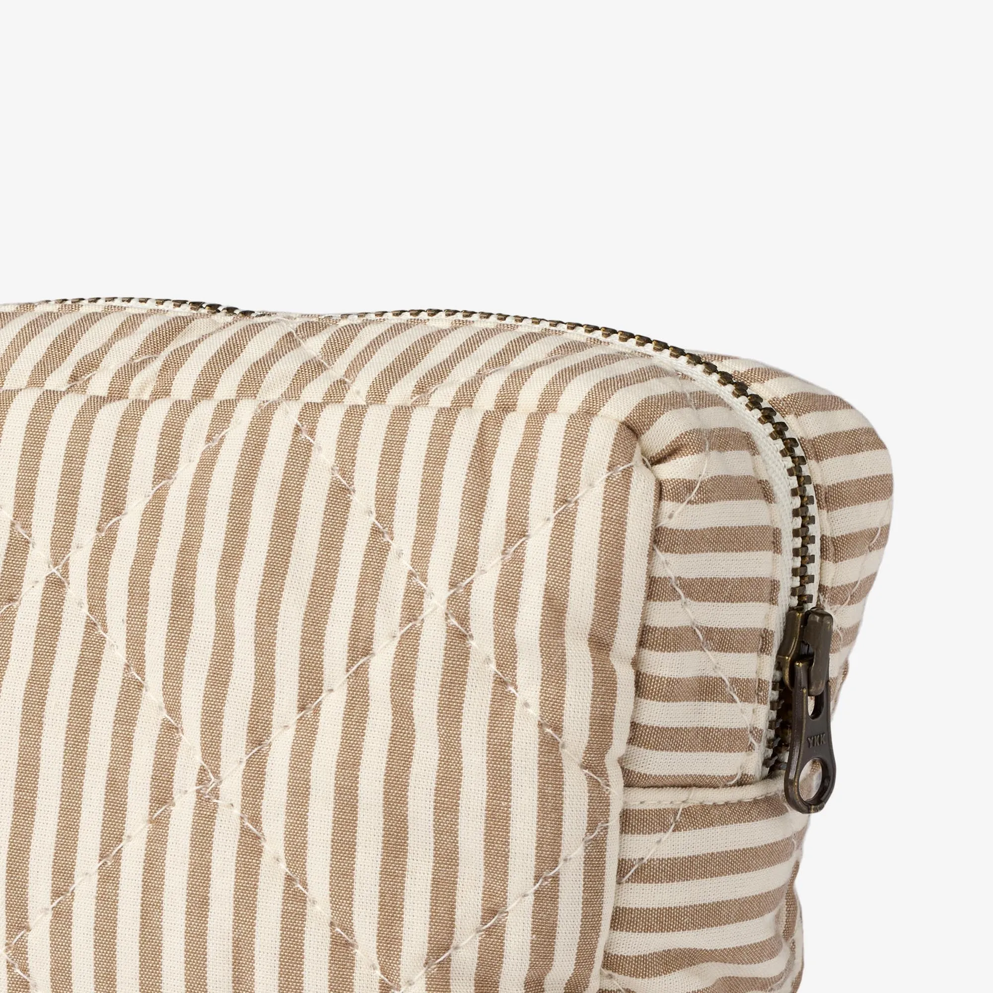 Wash Bag Large Ziggi - cappucino stripe