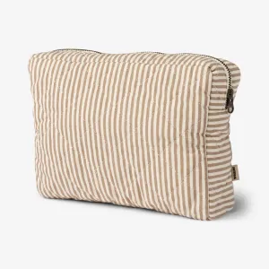 Wash Bag Large Ziggi - cappucino stripe