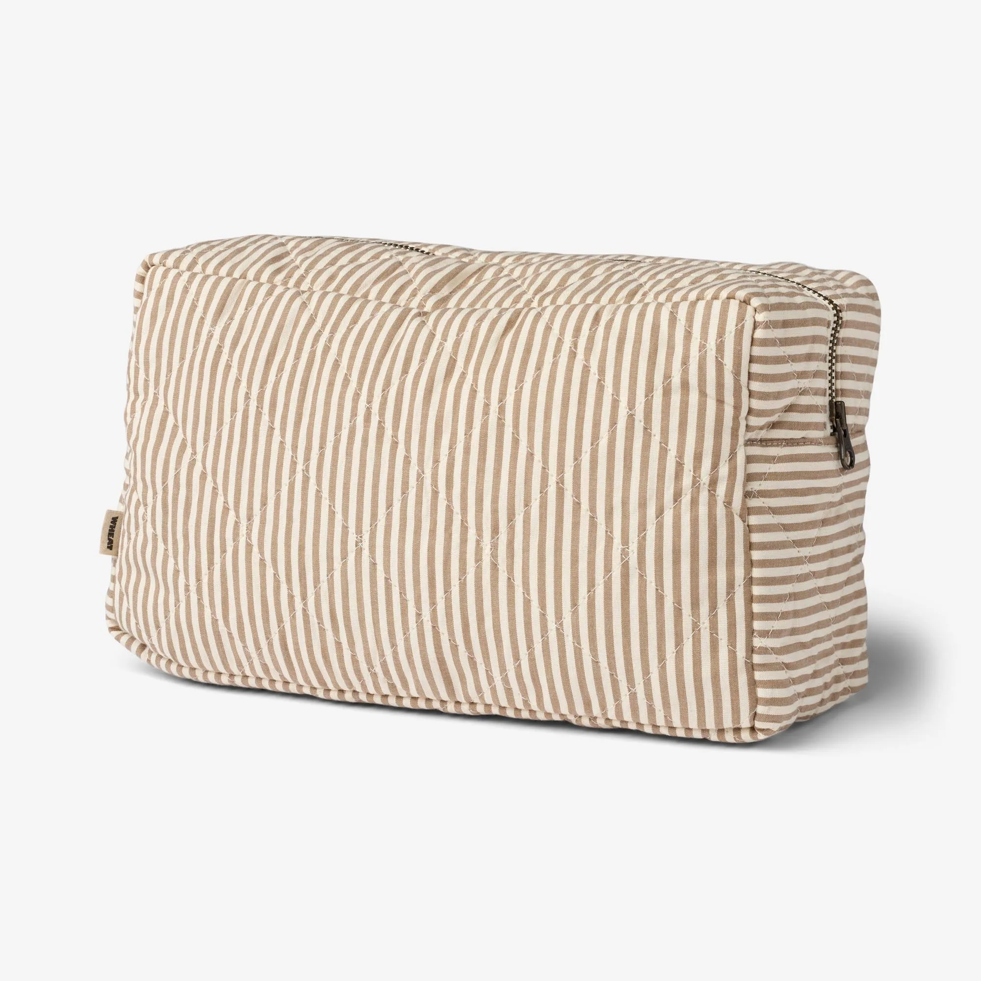 Wash Bag Small Ziggy - cappucino stripe