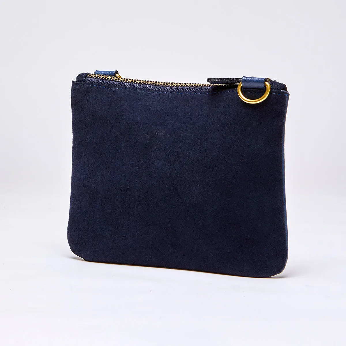 Wilson Bag in Navy Leather   Suede by LPOL