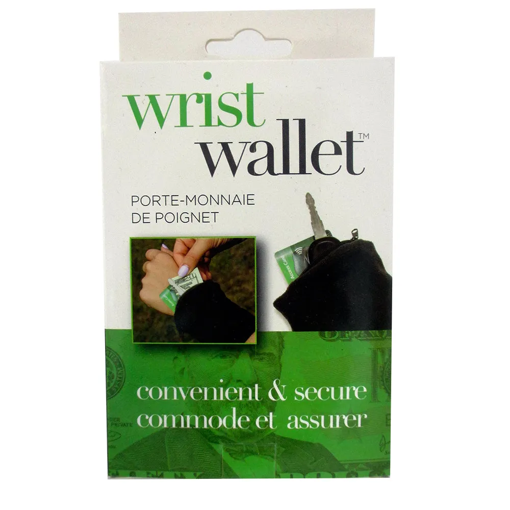 Wrist Wallet Arm Fleece Sport Pouch Band Zipper Running Travel Gym Money ID Card
