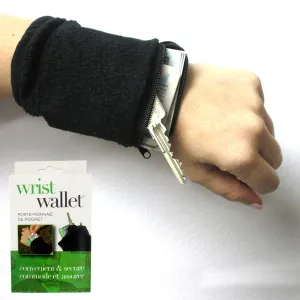 Wrist Wallet Arm Fleece Sport Pouch Band Zipper Running Travel Gym Money ID Card