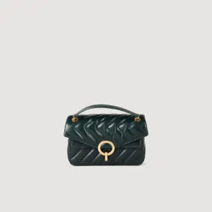 Yza Pm Yza Small Plain Leather Bag Forest Green